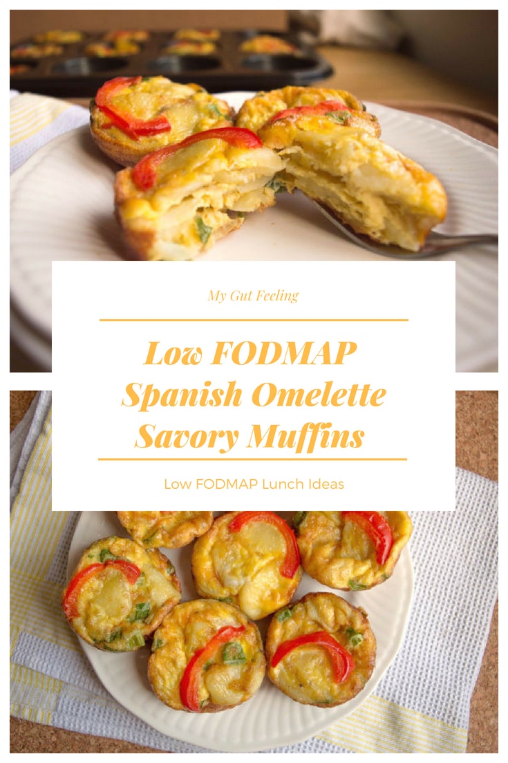 Low fodmap spanish omelette savory muffins lunch recipe idea