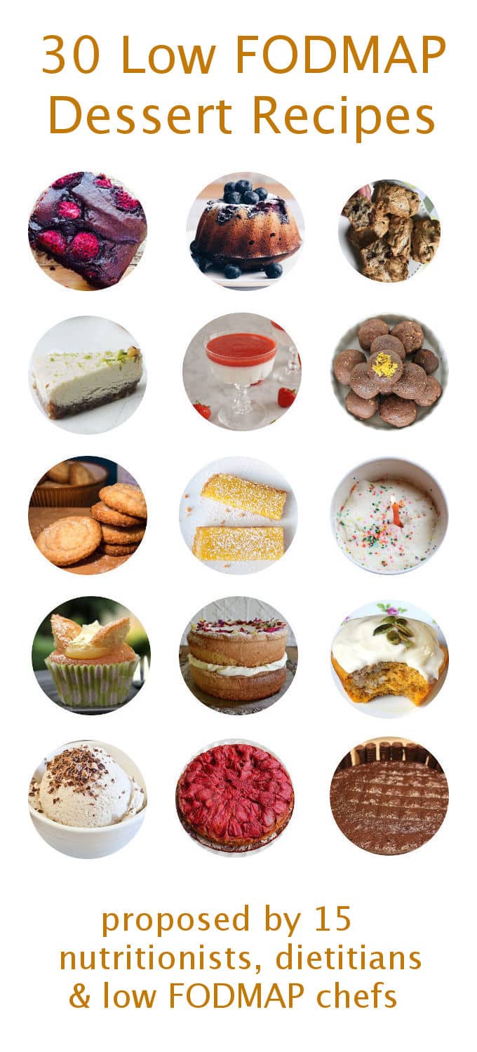 The 30 Best Low FODMAP Desserts organised by mygutfeeling.eu