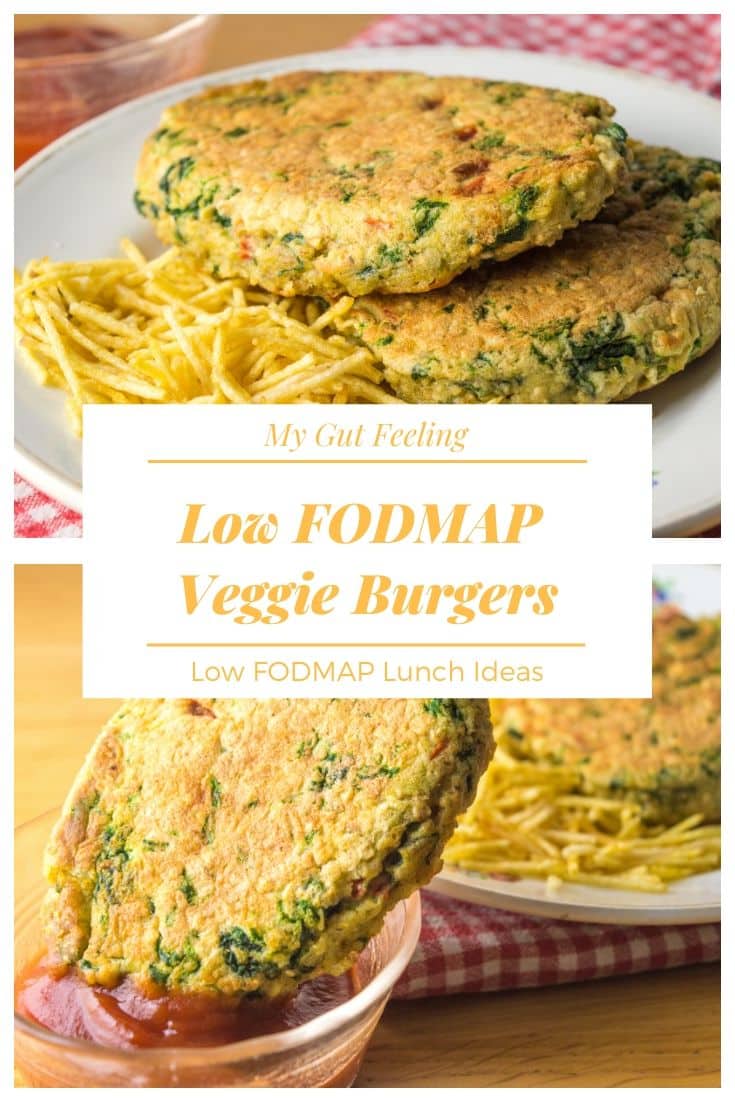 This quick and easy low FODMAP Veggie Burgers recipe is great for a packed lunch!